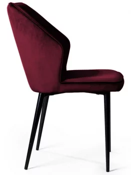 Стул Berg 51X62X84 CM винно-красный