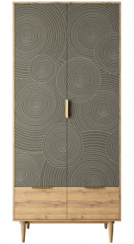 Шкаф двухстворчатый Line 90X50X200 CM