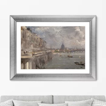 Постер House Terrace from Waterloo Bridge 81X61 CM