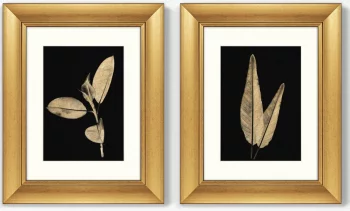 Диптих Golden leaves 41X51 / 41X51 CM