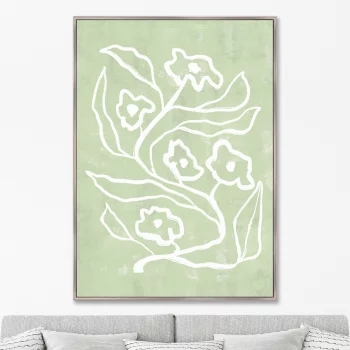Репродукция на холсте Branches in color No2 75X105 CM