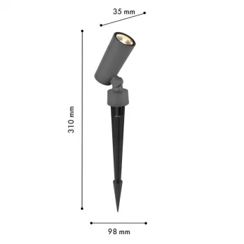 Грунтовый светильник Micron