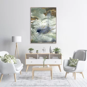 Репродукция на холсте The rain is falling 75X105 CM