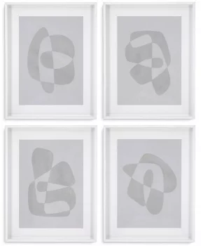 Комплект из четырёх постеров Soft Shape 73X58 / 73X58 / 73X58 / 73X58 CM