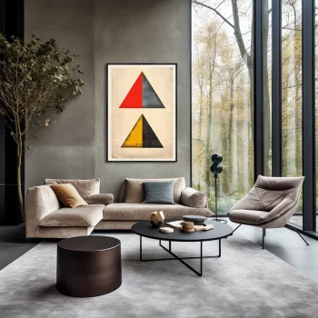 Постер на холсте Multi-colored 75X105 CM