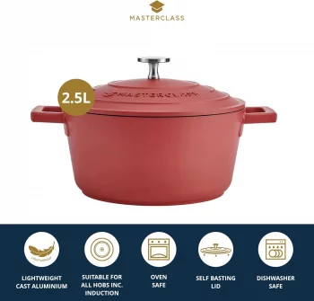 Кастрюля из литого алюминия Master Class 2.5 L
