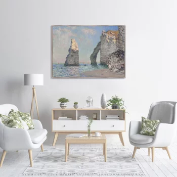 Постер The Rock Needle and the Porte d'Aval 105X75 CM