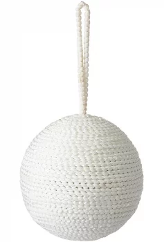 Набор из трёх ёлочных украшений White Elegance Ø10 CM