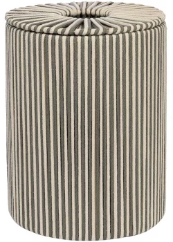 Корзина плетеная Dholak Grey Ethnic 40X40X50 CM