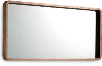 Зеркало с рамой из шпона грецкого ореха 100X50 CM