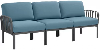 Диван садовый с подушками Komodo 216X78X88 CM
