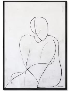 Репродукция картины на холсте Graceful Lines 75X105 CM