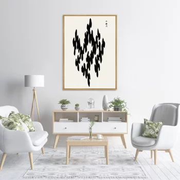Репродукция картины Yatsuo no tsubaki IV 75X105 CM
