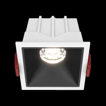 Встраиваемый светильник Alfa LED белый квадратный