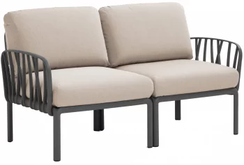 Диван садовый с подушками Komodo 144X78X88 CM