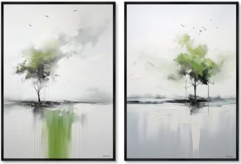 Набор из двух постеров на холсте Landscape Collection 75X105 / 75X105 CM