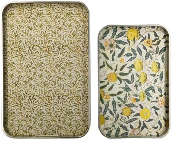 Набор из двух декоративных подносов Idun 51X33X5 / 42X26X5 CM