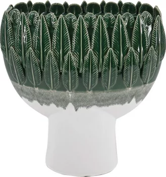 Ваза с фактурными листьями 13X30.5X33.5 CM