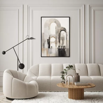 Постер на холсте Graceful arches 75X105 CM