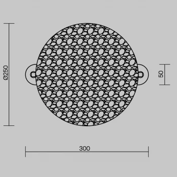 Бра Mangata 30X11X25 CM