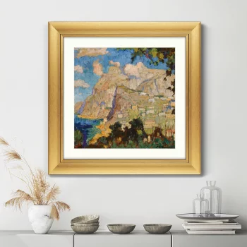 Постер View of Monte Solaro Capri 61X61 CM