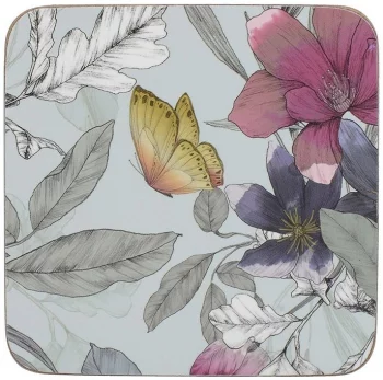 Набор из 6 подставок Butterfly Floral 10X10 CM
