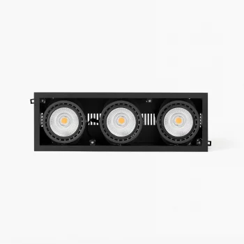 Встраиваемый светильник Mini Colin-3 черный LED 54-75W 3000K 20°