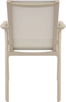 Стул садовый Pacific 57X62X90 CM бежевый