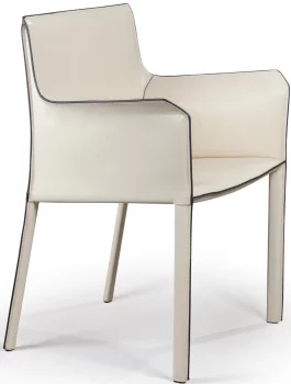 Стул с подлокотниками Barrie 63X52X82 CM бежевый