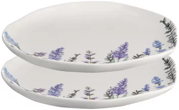 Набор из двух тарелок Floral Ø19 CM
