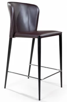 Стул полубарный Albert 44X55X99 CM коричневый