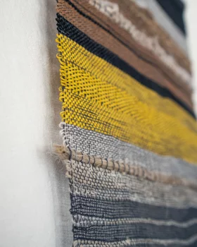 Мягкий текстильный арт-объект V - Rhythm 40X1X130 CM