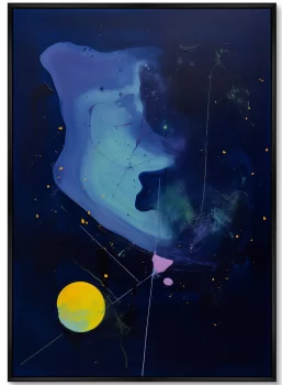Набор из двух постеров на холсте Galactic space 75X105 / 75X105 CM