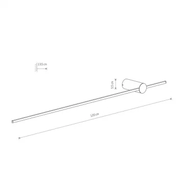 Настенный светодиодный светильник Saber Led Silk Olive