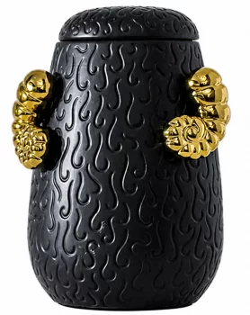 Керамическая ваза Double Ear Black 17X17X27 CM