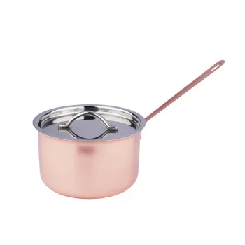 Соусник кокотница для подачи 90 мл d7,6 см h4 см с крышкой Copper нерж. P.L. Proff Cuisine