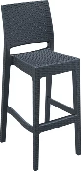 Стул пластиковый барный Jamaica 40X51X108 CM серый