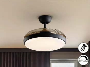Потолочный вентилятор с подсветкой Venturi 50X50X35 CM