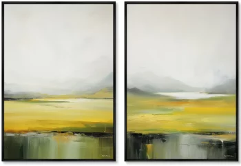 Набор из двух постеров на холсте The Valley 75X105 / 75X105 CM