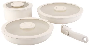 Набор посуды для приготовления со съемной ручкой Smart Ceramic 7 предметов