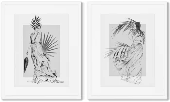 Диптих The Graces 42X52 / 42X52 CM