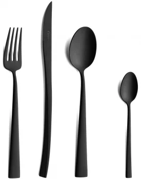Cтоловые приборы Duna Matte Black 24 предмета