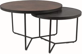 Комплект столиков Italia 80X80X50 / 60X60X45 CM