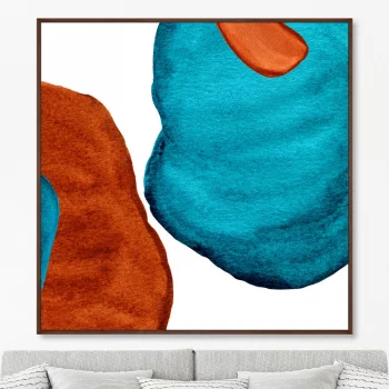 Постер на холсте Forms and colors 105X105 CM