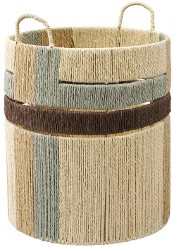 Корзина плетеная Bongo Chocolate Ethnic 36X36X47 CM