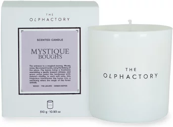 Свеча ароматическая The Olphactory White Insignia Mystique boughs 60 часов горения