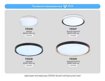 Накладной светильник Ambrella Light FZ1247