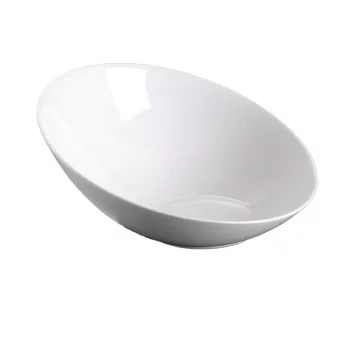 Салатник d 13,5 см h6,5 см скошенный белый фарфор NEW P.L. Proff Cuisine [6]