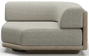 Модуль дивана угловой Caleo Ash 123X123X65 CM
