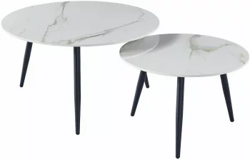 Комплект столиков Kora 80X80X45 / 60X60X40 CM